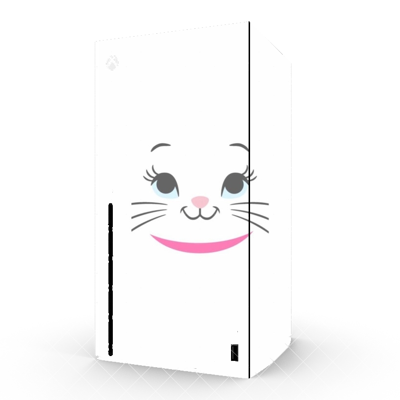 Autocollant Xbox Series X / S - Skin adhésif Xbox Aristochat Marie Face art