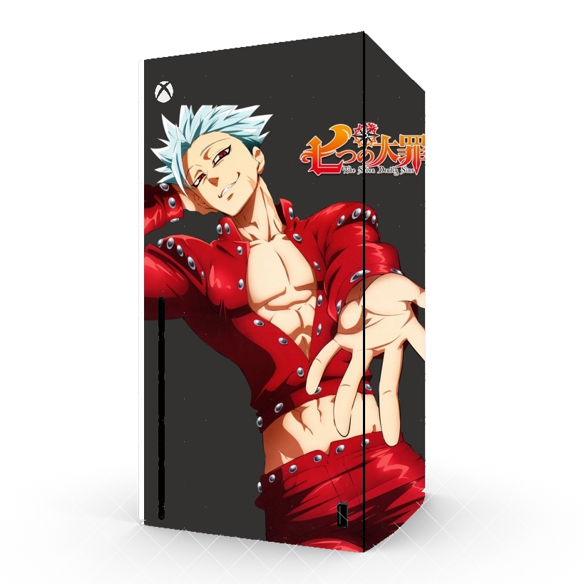 Autocollant Xbox Series X / S - Skin adhésif Xbox Ban Seven Deadly Sins