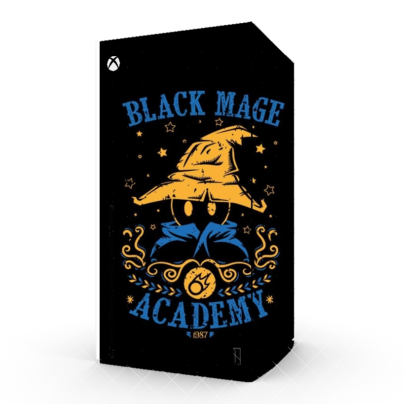 Autocollant Xbox Series X / S - Skin adhésif Xbox Black Mage Academy