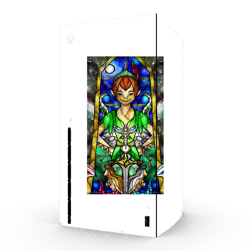 Autocollant Xbox Series X / S - Skin adhésif Xbox Neverland - Peter le garçon qui ne grandit pas