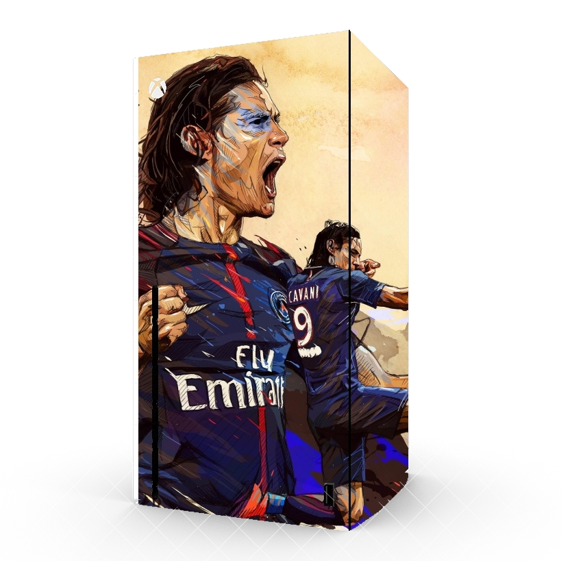 Autocollant Xbox Series X / S - Skin adhésif Xbox Cavani the hunter parisian