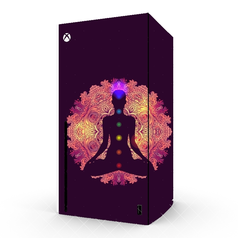 Autocollant Xbox Series X / S - Skin adhésif Xbox Chakra Healing