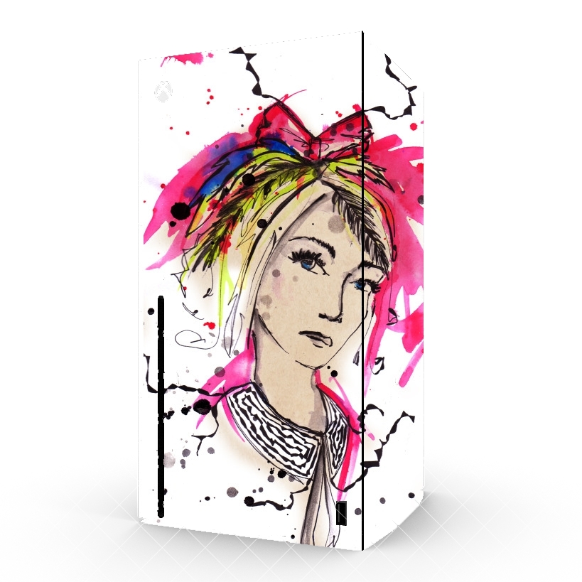 Autocollant Xbox Series X / S - Skin adhésif Xbox Cendrillon Dinah