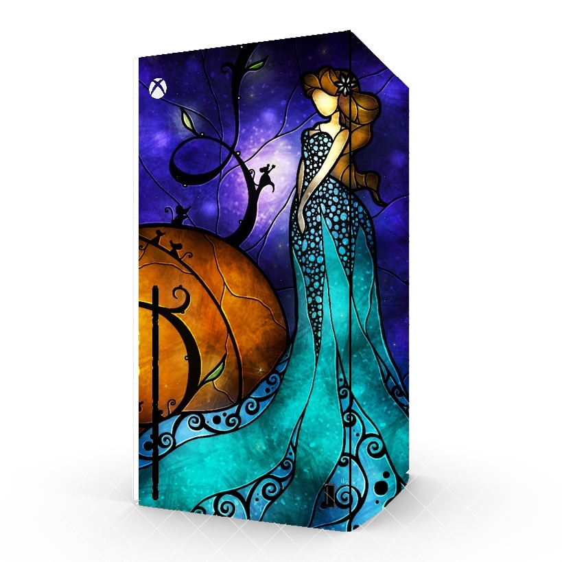 Autocollant Xbox Series X / S - Skin adhésif Xbox Cinderella