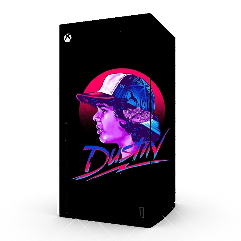 Autocollant Xbox Series X / S - Skin adhésif Xbox Dustin Stranger Things Pop Art