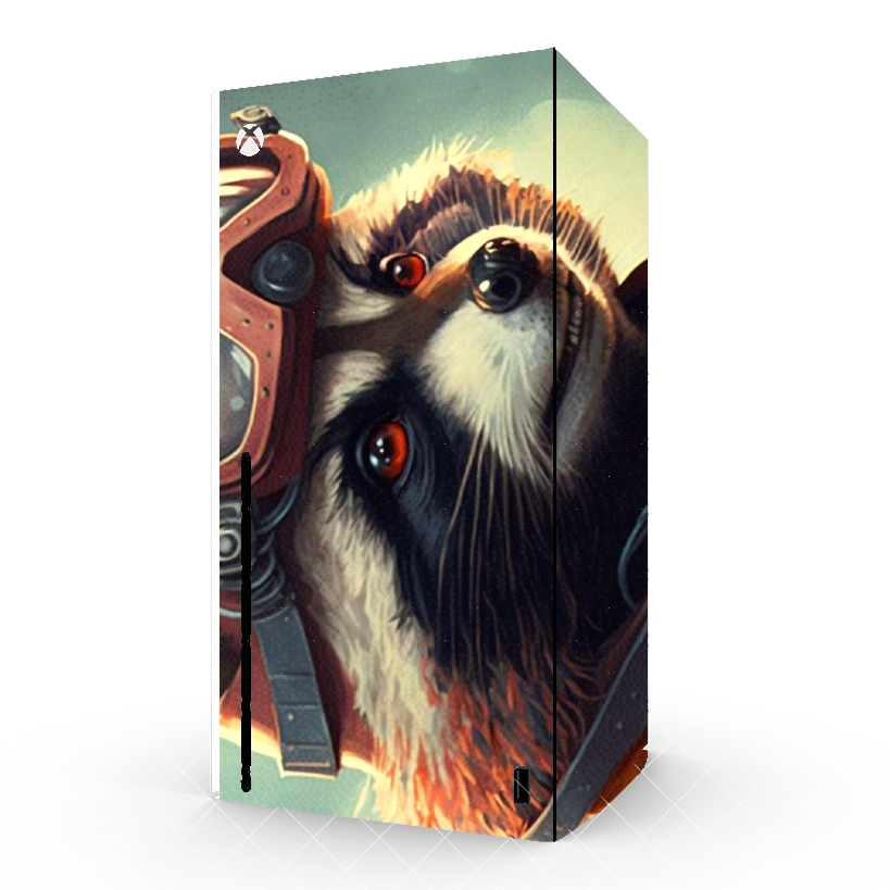 Autocollant Xbox Series X / S - Skin adhésif Xbox Eyes Rocket 