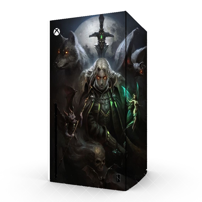 Autocollant Xbox Series X / S - Skin adhésif Xbox Fantasy Art Vampire Allucard