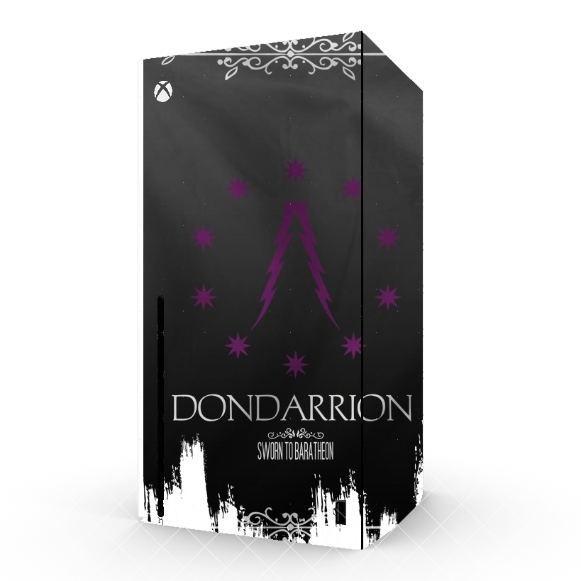 Autocollant Xbox Series X / S - Skin adhésif Xbox Flag House Dondarrion