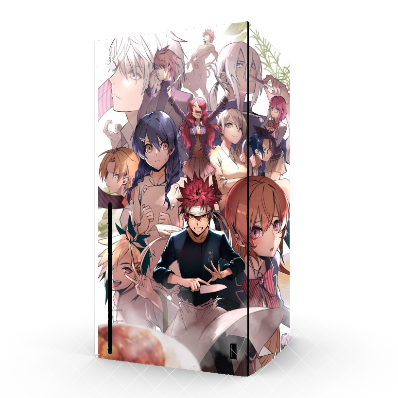 Autocollant Xbox Series X / S - Skin adhésif Xbox Food Wars Group Art