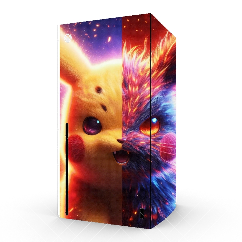 Autocollant Xbox Series X / S - Skin adhésif Xbox Good or Bad Poke