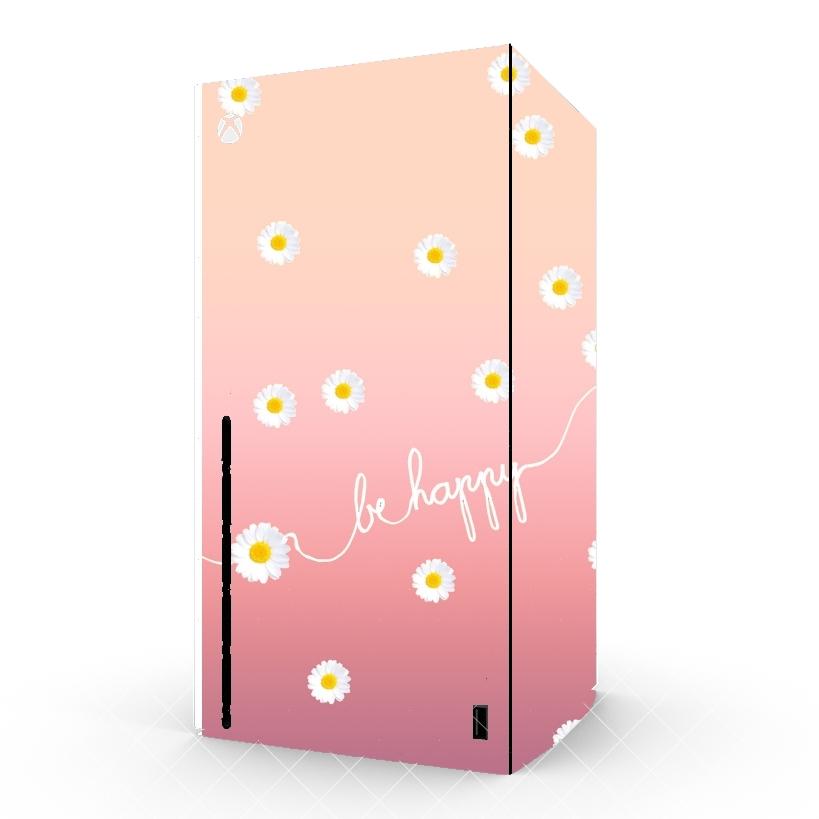 Autocollant Xbox Series X / S - Skin adhésif Xbox HAPPY DAISY SUNRISE