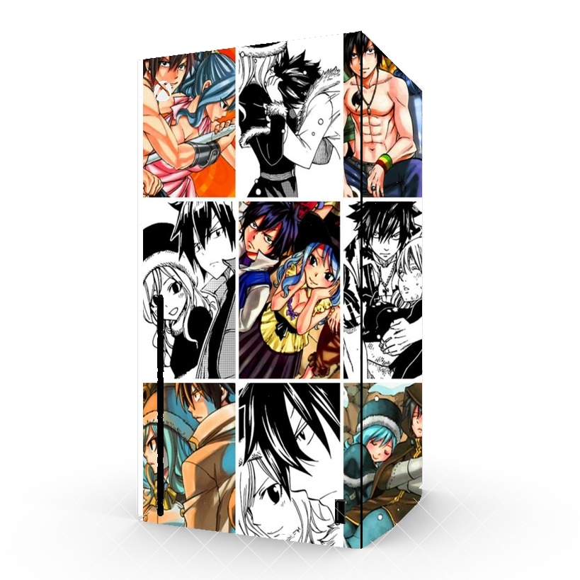 Autocollant Xbox Series X / S - Skin adhésif Xbox Juvia X Gray Collage