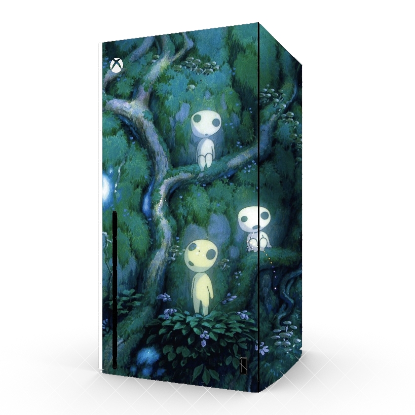 Autocollant Xbox Series X / S - Skin adhésif Xbox Kodama Tree