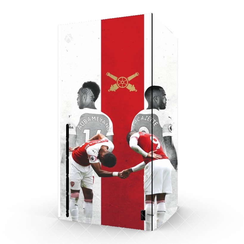 Autocollant Xbox Series X / S - Skin adhésif Xbox Lacazette x Aubameyang Celebration Art