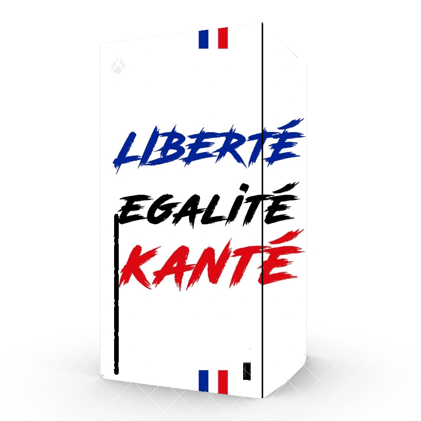 Autocollant Xbox Series X / S - Skin adhésif Xbox Liberte egalite Kante