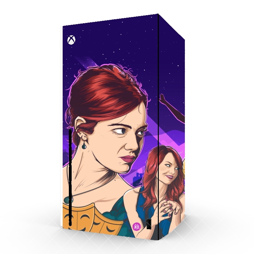 Autocollant Xbox Series X / S - Skin adhésif Xbox Mia La La Land