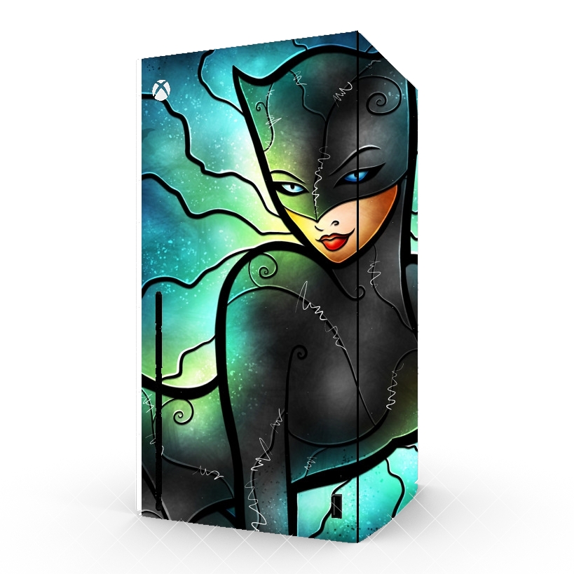 Autocollant Xbox Series X / S - Skin adhésif Xbox Miss Kitty