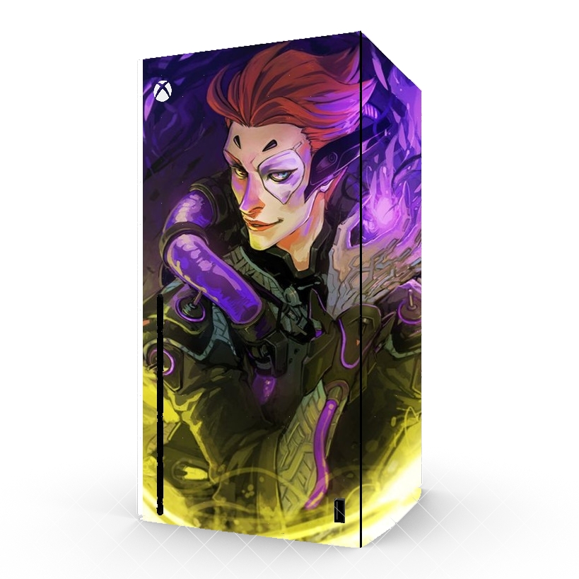 Autocollant Xbox Series X / S - Skin adhésif Xbox Moira Overwatch art