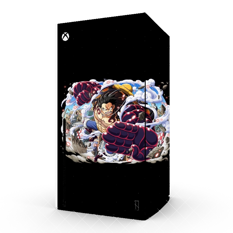 Autocollant Xbox Series X / S - Skin adhésif Xbox Monkey Luffy Gear 4