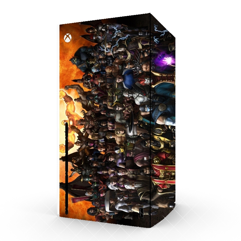 Autocollant Xbox Series X / S - Skin adhésif Xbox Mortal Kombat All Characters