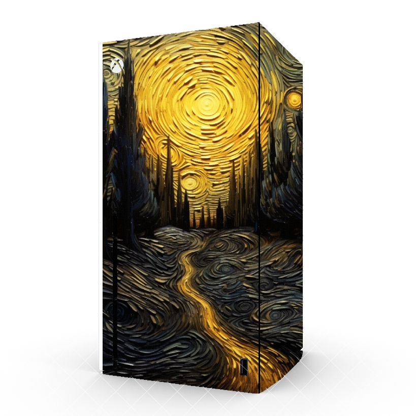 Autocollant Xbox Series X / S - Skin adhésif Xbox Painting Abstract V7