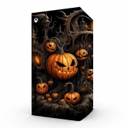 Autocollant Xbox Series X / S - Skin adhésif Xbox Pumpkins