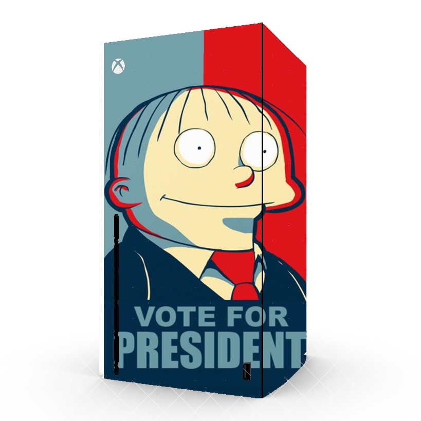 Autocollant Xbox Series X / S - Skin adhésif Xbox ralph wiggum vote for president