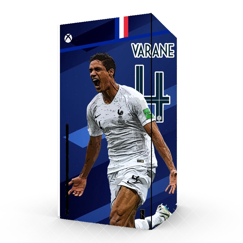 Autocollant Xbox Series X / S - Skin adhésif Xbox Raphael Varane Football Art