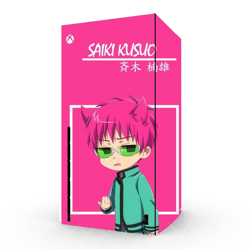 Autocollant Xbox Series X / S - Skin adhésif Xbox Saiki Kusuo