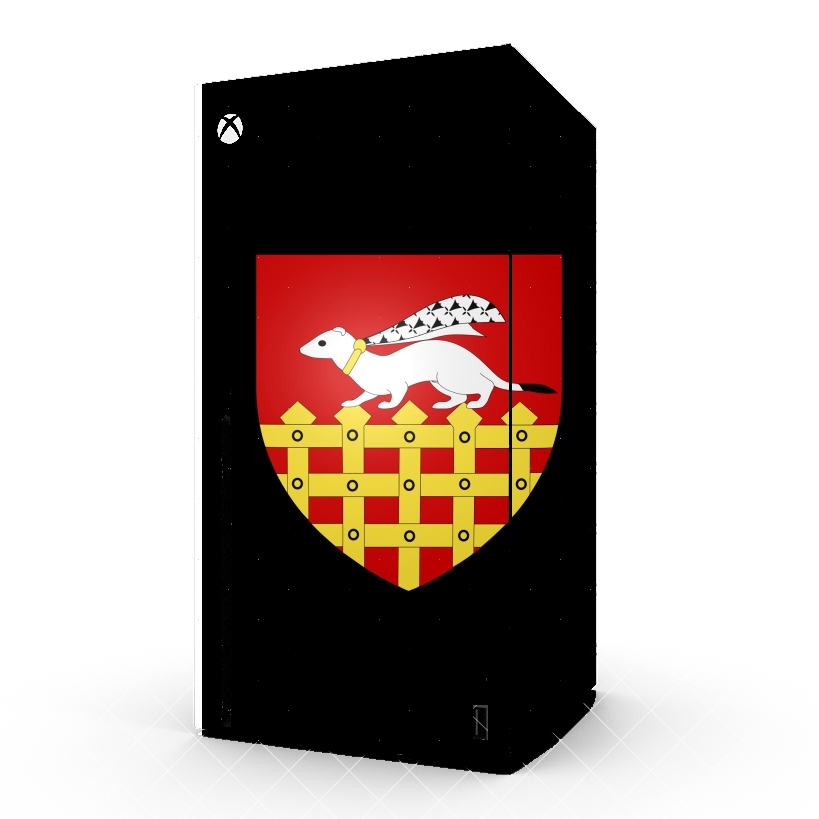 Autocollant Xbox Series X / S - Skin adhésif Xbox Saint Malo Blason