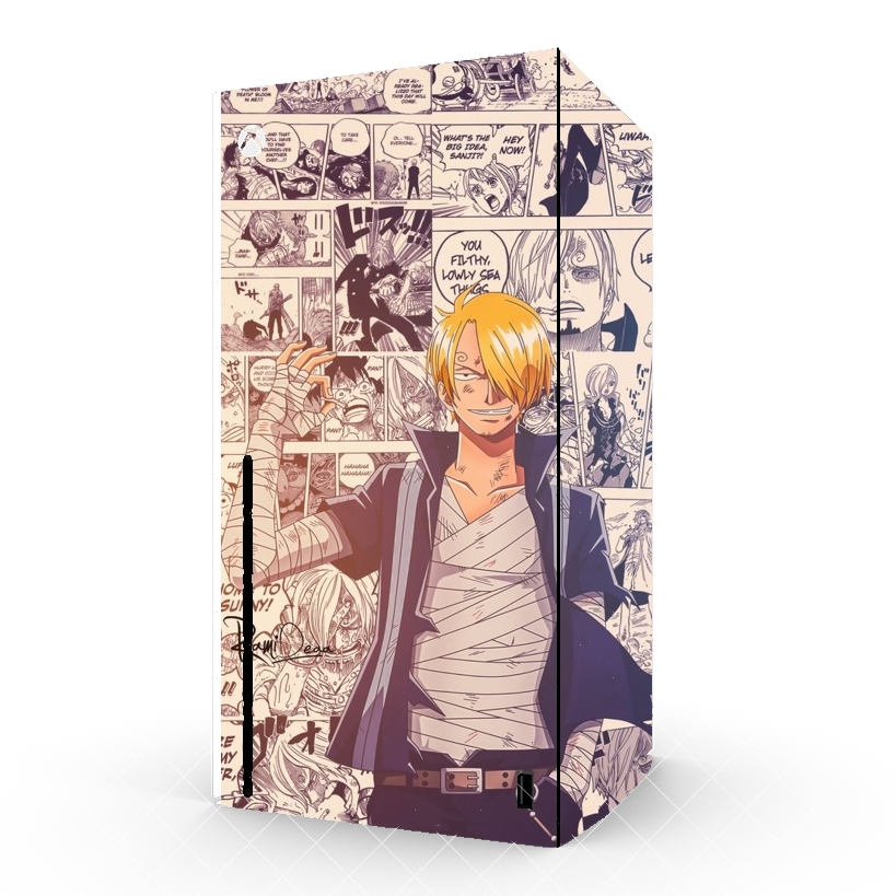 Autocollant Xbox Series X / S - Skin adhésif Xbox Sanji Cooker