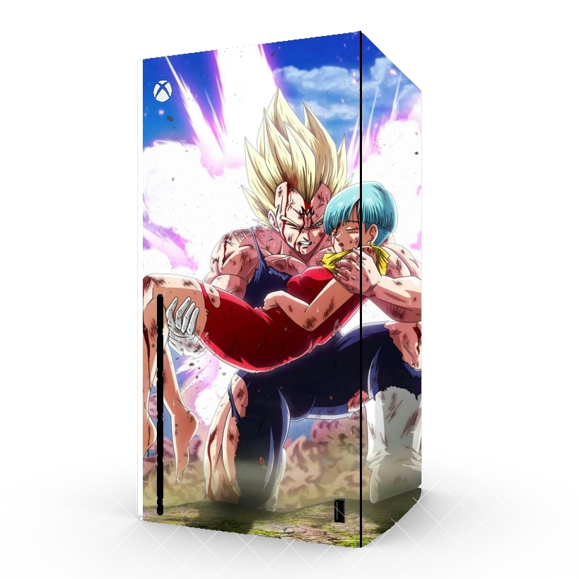 Autocollant Xbox Series X / S - Skin adhésif Xbox Vegeta And Bulma