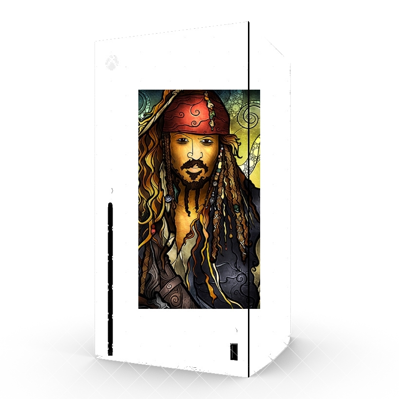 Autocollant Xbox Series X / S - Skin adhésif Xbox Welcome Capitaine Caraibe