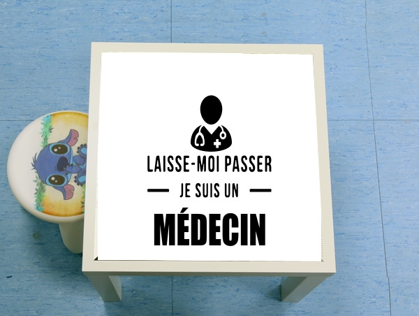 Table basse Laisse moi passer je suis medecin