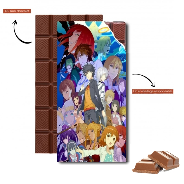 Tablette de chocolat personnalisé A certain magical index