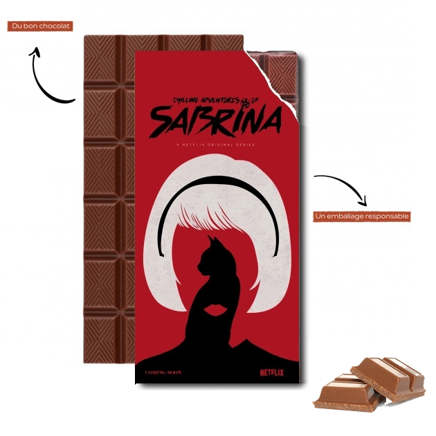 Tablette de chocolat personnalisé Les nouvelles aventures de sabrina