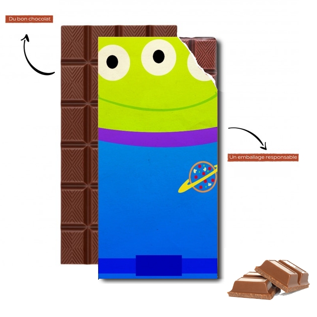 Tablette de chocolat personnalisé Alien Toys Story  Infinity and Beyond