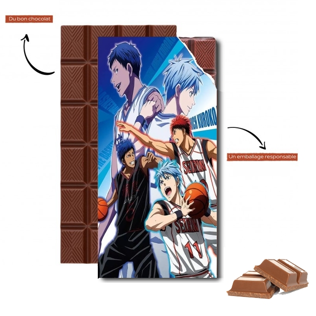 Tablette de chocolat personnalisé Aomine le seul qui peut me battre c'est moi