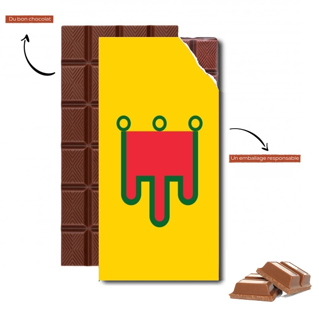 Tablette de chocolat personnalisé Auvergne