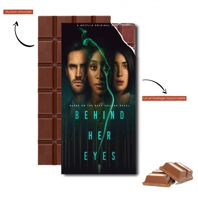 Tablette de chocolat personnalisé Behind her eyes