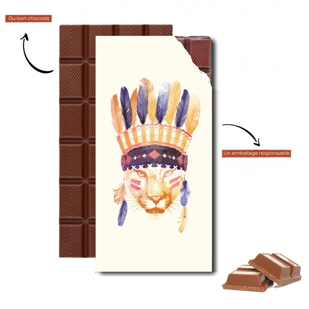 Tablette de chocolat personnalisé Big chief