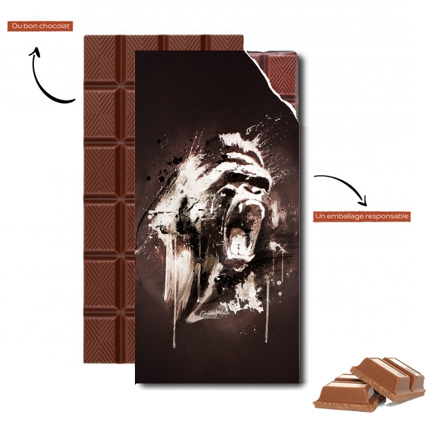 Tablette de chocolat personnalisé G-Rilla