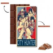 Tablette de chocolat personnalisé City hunter propaganda