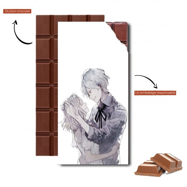 Tablette de chocolat personnalisé Diabolik lovers Subaru x Yui