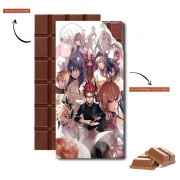 Tablette de chocolat personnalisé Food Wars Group Art