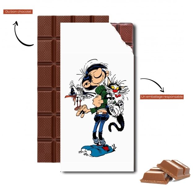 Tablette de chocolat personnalisé Gomer Goof