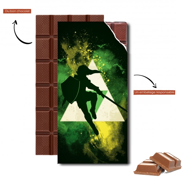 Tablette de chocolat personnalisé Hero of Time