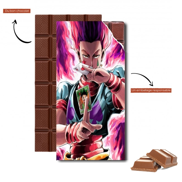 Tablette de chocolat personnalisé Hisoka Gon Card