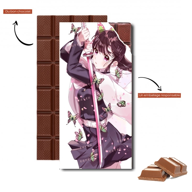 Tablette de chocolat personnalisé kanao tsuyuri