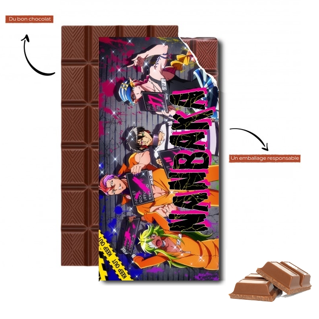 Tablette de chocolat personnalisé Nanbaka